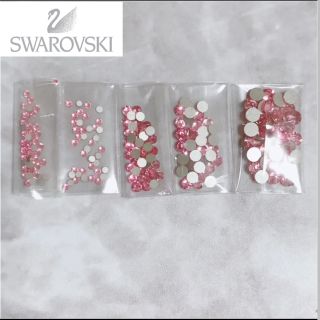 スワロフスキー(SWAROVSKI)のスワロフスキーラインストーンライトローズ(ネイル用品)