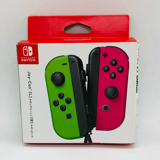 Nintendo Switch(ニンテンドースイッチ)のJoy-Con（ネオングリーン / ネオンピンク） エンタメ/ホビーのゲームソフト/ゲーム機本体(その他)の商品写真