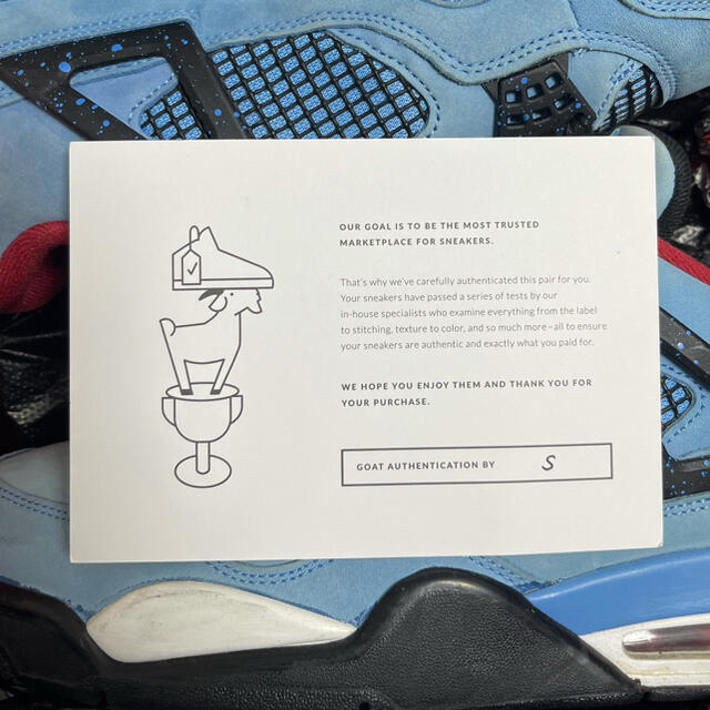 NIKE(ナイキ)のtravis scott × airjordan4  28.5cm 確実正規品 メンズの靴/シューズ(スニーカー)の商品写真