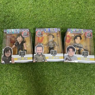 THE WALKING DEAD ダイキャストメタルフィギュア　3体セット(アメコミ/海外作品)