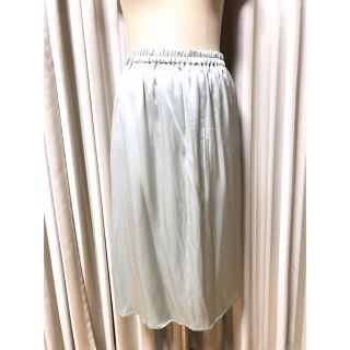 アダムエロぺ(Adam et Rope')のBase range silk skirt (ひざ丈スカート)