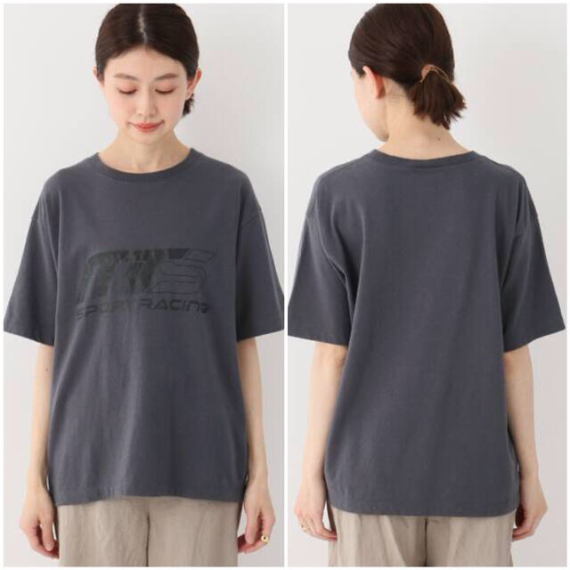 Plage(プラージュ)のplage プラージュ ネップ ロゴ Tシャツ レディースのトップス(Tシャツ(半袖/袖なし))の商品写真