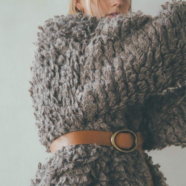 美品 clane MOHAIR LOOP BULKY KNIT CARDIGAN apovelprime.com.br