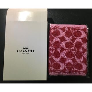 コーチ(COACH)の新品！カーブス✖︎COACH スポーツタオル　マフラータオル(タオル/バス用品)