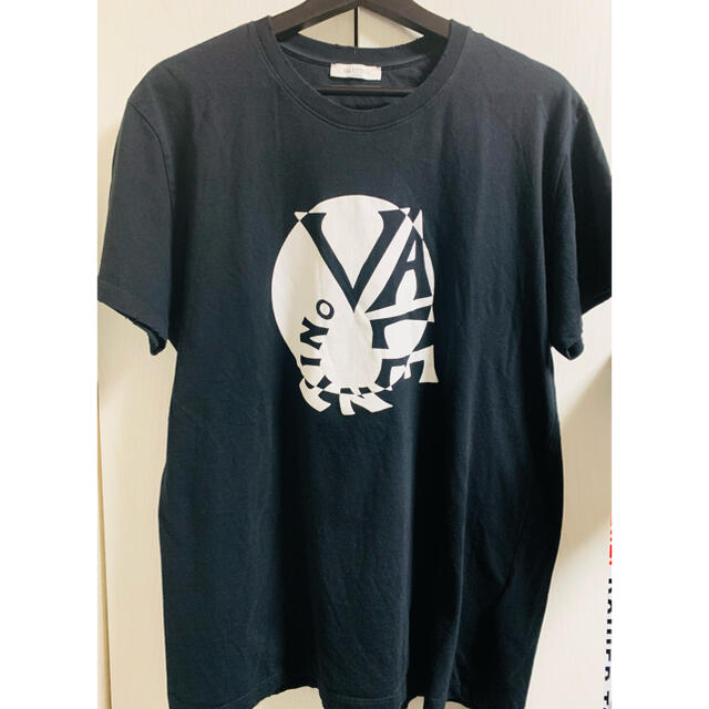 VALENTINO ヴァレンティノ　Tシャツ　プリント　黒Tシャツ　サイズL