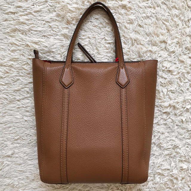 未使用✨TORY BURCH ペリー ショルダーバッグ 2WAY レザー 茶色 【楽天
