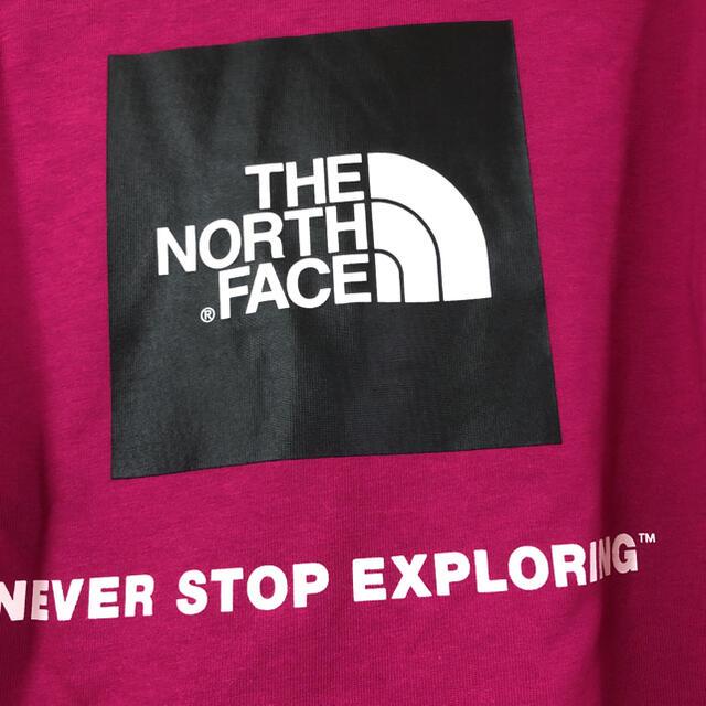 THE NORTH FACE(ザノースフェイス)のお値下げしました！ノースフェイス キッズTシャツピンク140 キッズ/ベビー/マタニティのキッズ服女の子用(90cm~)(Tシャツ/カットソー)の商品写真