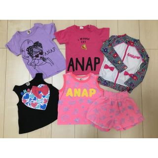 アナップキッズ(ANAP Kids)の早い者勝ち！最終値下げ アナップ キッズ ANAP KIDS 子供服 6点セット(Tシャツ/カットソー)