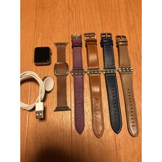 アップルウォッチ(Apple Watch)のゆうや様専用　　AppleWatch 38mm stainless steel(腕時計)