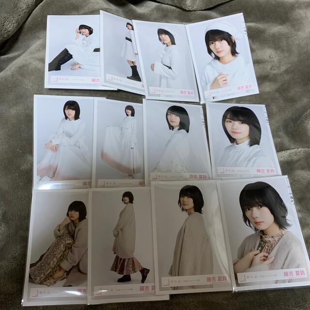 櫻坂46 生写真　藤吉夏鈴　3コンプ エンタメ/ホビーのタレントグッズ(アイドルグッズ)の商品写真