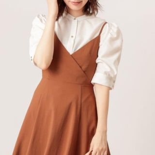 ナチュラルクチュール(natural couture)の【natural couture】立体ギャザーパフ2wayブラウス(シャツ/ブラウス(長袖/七分))