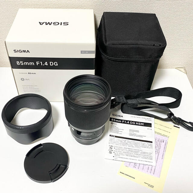 SIGMA(シグマ)のSIGMA 85mm F1.4 DG Art Canon用 EFレンズ スマホ/家電/カメラのカメラ(レンズ(単焦点))の商品写真