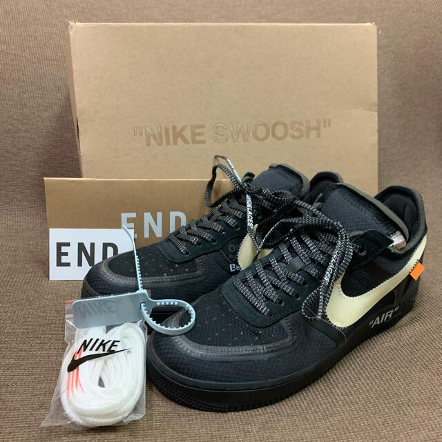 OFF-WHITE × NIKE AIR FORCE 1 LOW BLACK