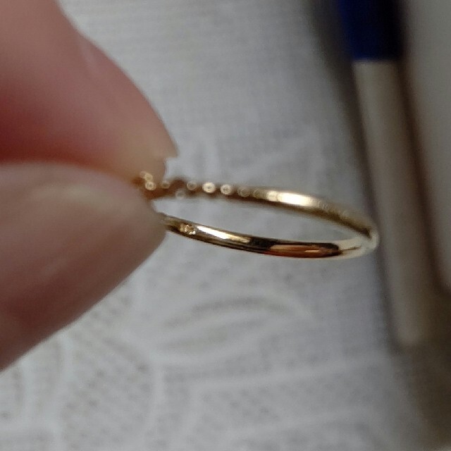 NOJESS(ノジェス)のノジェス ダイヤモンドピンキーリングK10 レディースのアクセサリー(リング(指輪))の商品写真