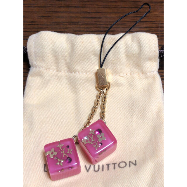 LOUIS VUITTON(ルイヴィトン)のLOUIS VUITTON  ストラップ   チャーム  キーホルダー【美品】 ハンドメイドのスマホケース/アクセサリー(スマホストラップ/チャーム)の商品写真