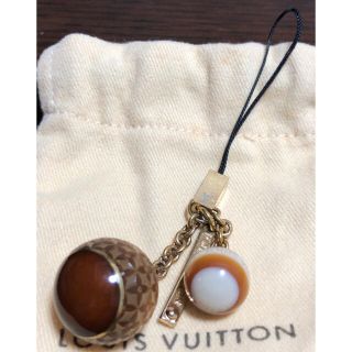 ルイヴィトン(LOUIS VUITTON)のLOUIS VUITON アクセソワール テレフォンヌ ミニラン ストラップ(スマホストラップ/チャーム)