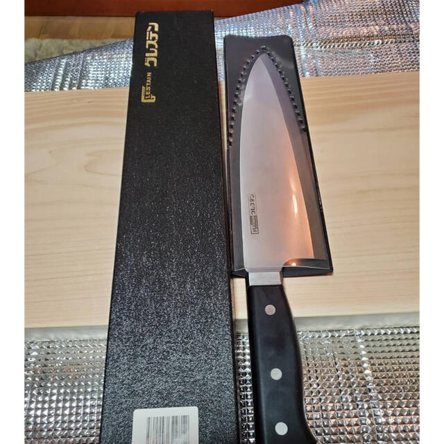 値引き】包丁 グレステン 洋出刃 240mm-