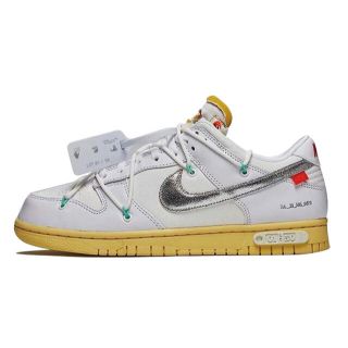 ナイキ(NIKE)のoff-white nike dunk low 1 of 50 White(スニーカー)