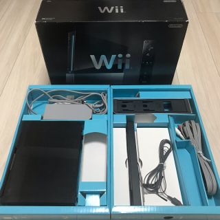 ウィー(Wii)のWii 本体＋ケーブル類 一式(家庭用ゲーム機本体)