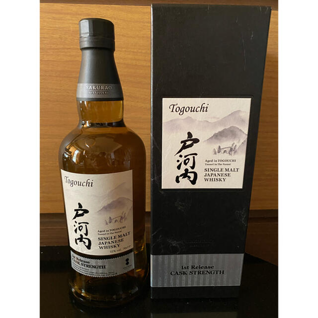 シングルモルトウイスキー戸河内１st Release CASK STRENGTH 食品/飲料/酒の酒(ウイスキー)の商品写真