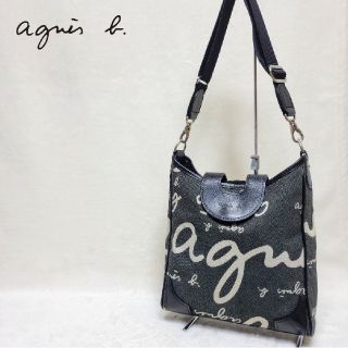 アニエスベー(agnes b.)のagnes b. アニエスベー　ショルダーバッグ 肩掛け ワンショルダー 総柄(ショルダーバッグ)