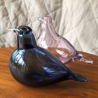 イッタラ(iittala)のイッタラ　リトルターン　レイン　ペールピンク(置物)