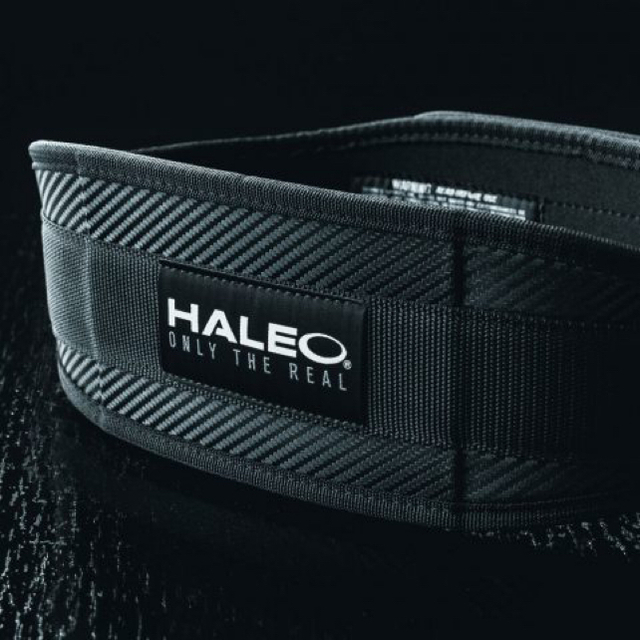 トレーニング/エクササイズHALEO BLACK CARBON BELT サイズＭ