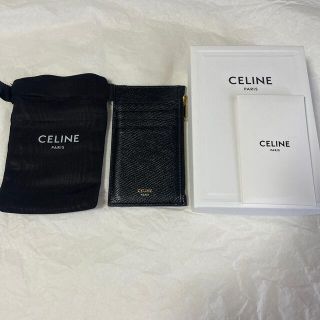 CELINE コンパクト ジップドカードホルダー グレインドカーフスキン の