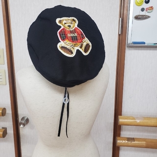 Jinny CAP ベレー帽 BEAR  未使用(ハンチング/ベレー帽)