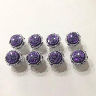 【新品】GamerFinger ボタン Φ30mm（クリア/パープル）8個セット(その他)