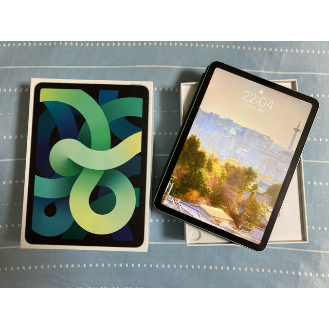 大量入荷 美品 iPadAir4 - Apple Wi-Fiモデル 64GB 箱・カバー付 Green タブレット -  demolition.training