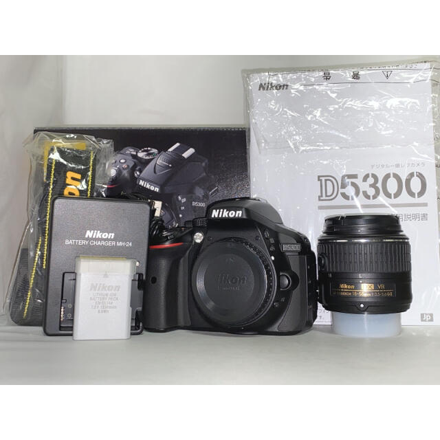 【付属品完備】Nikon D5300 18-55mm VR GII レンズキット