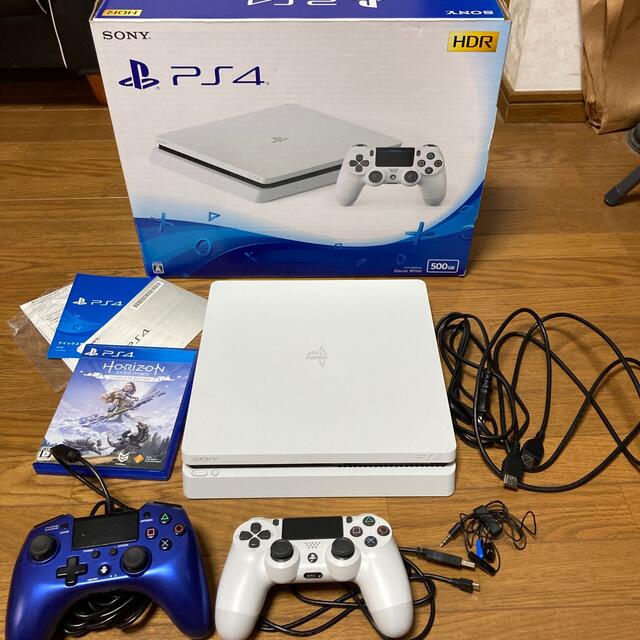 ２４時間以内発送可能！PS4 本体　CUH-2100A B02 白　おまけ付き