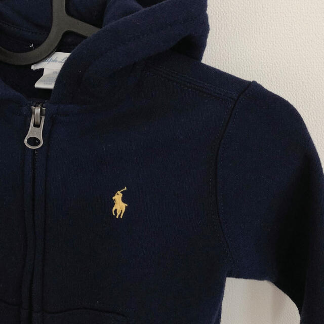 Ralph Lauren(ラルフローレン)の【未使用】ラルフローレン.パーカー.ネイビー.12M キッズ/ベビー/マタニティのベビー服(~85cm)(ニット/セーター)の商品写真