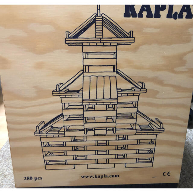 KAPLA カプラ　赤　280ピース キッズ/ベビー/マタニティのおもちゃ(知育玩具)の商品写真