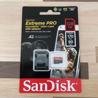 サンディスク(SanDisk)のマイクロSDカード 128GB Extreme PRO(その他)