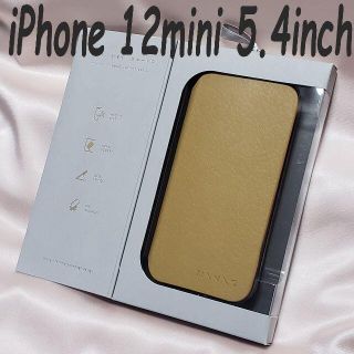 エレコム(ELECOM)の《送料無料》iPhone 12 mini 手帳型ケース ソフトレザー MINIO(iPhoneケース)