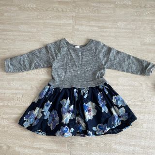 ベビーギャップ(babyGAP)の【美品】babyGAP 花柄ワンピース　95cm(ワンピース)