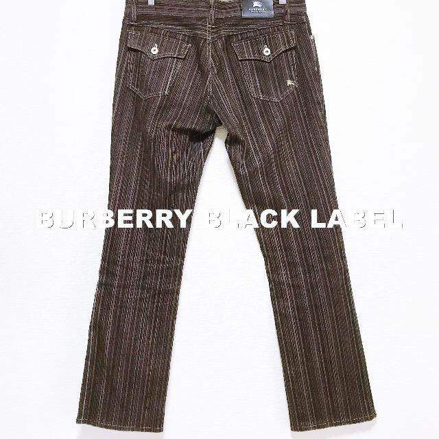 BURBERRY BLACK LABEL(バーバリーブラックレーベル)の【BURBERRY BLACK LABEL】刺繍ロゴ コーディロイパンツ メンズ メンズのパンツ(デニム/ジーンズ)の商品写真