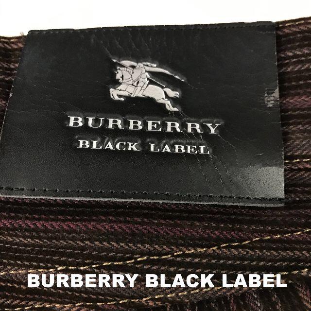 BURBERRY BLACK LABEL(バーバリーブラックレーベル)の【BURBERRY BLACK LABEL】刺繍ロゴ コーディロイパンツ メンズ メンズのパンツ(デニム/ジーンズ)の商品写真