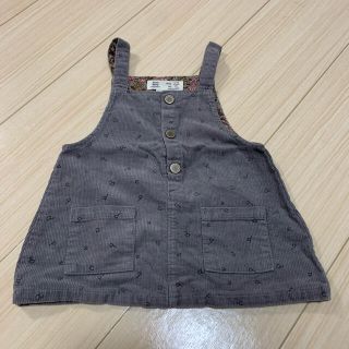 ザラ(ZARA)のZARAbaby コーデュロイジャンパースカート(スカート)