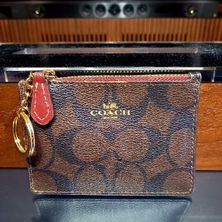 コーチ(COACH)のCOACH　コーチ　パスケース　キーリング　コインケース　中古品(名刺入れ/定期入れ)