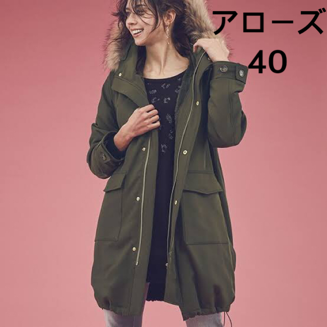 UNITED ARROWS(ユナイテッドアローズ)のUNITED ARROWSのモッズコート◆40 Lサイズ 11号 レディースのジャケット/アウター(モッズコート)の商品写真