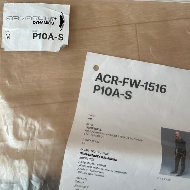 ACRONYM P10A-S アクロニウム