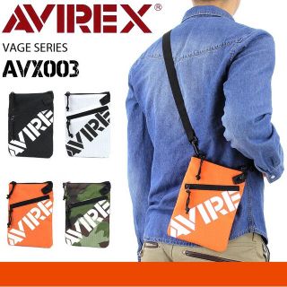 アヴィレックス(AVIREX)の赤字 サコッシュ ショルダーバッグ AVX003 AVIREX アヴィレックス(ショルダーバッグ)