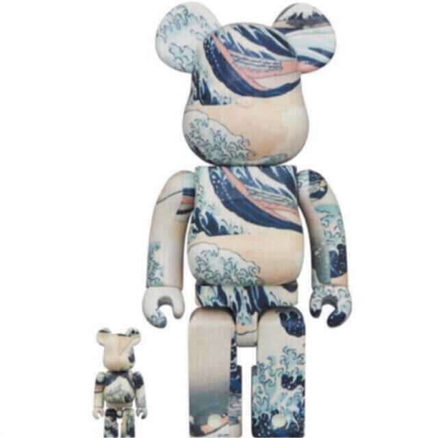 男女兼用 TOY MEDICOM - 400% & 100% 葛飾北斎「神奈川沖浪裏」 BE@RBRICK その他