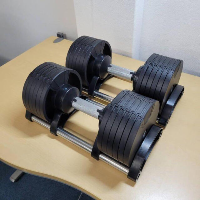可変式ダンベル フレックスベル 20kg×2個セット 筋トレ器具 トレーニング