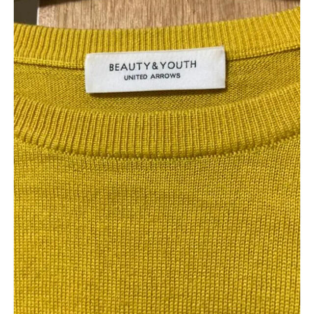 BEAUTY&YOUTH UNITED ARROWS(ビューティアンドユースユナイテッドアローズ)のBEAUTY & YOUTH / ビューティアンドユース マスタード ニット レディースのトップス(ニット/セーター)の商品写真