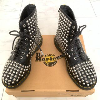 ドクターマーチン(Dr.Martens)のマジ最終価格❗激レア美品‼️ドクターマーチン スタッズブーツ シルバー UK6(ブーツ)