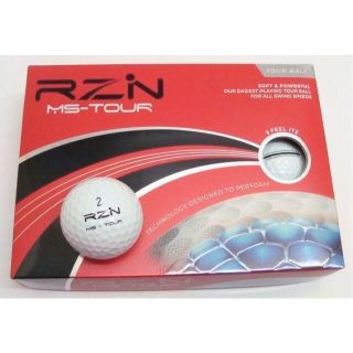 RZN MS-TOUR ゴルフボール 3ピース 1ダース ホワイト(その他)